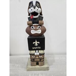NFL Orleans Saints Garden Tiki Totem Statue Football